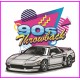 Honda NSX 90s logo Initial D Keychain Portachiavi JDM Acrylic